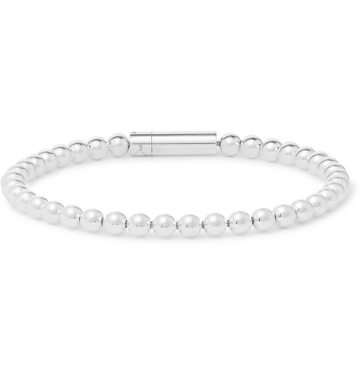 Photo: Le Gramme - Le 25 Beaded Polished Sterling Silver Bracelet - Silver