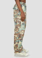 Camouflage Cargo Pants in Green