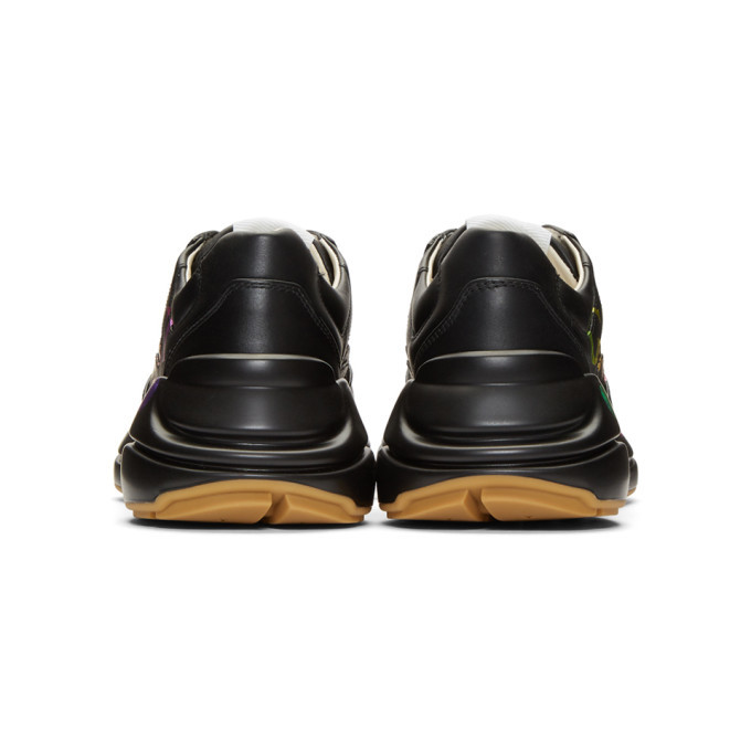 Gucci Black Vintage Rython Sneakers Gucci