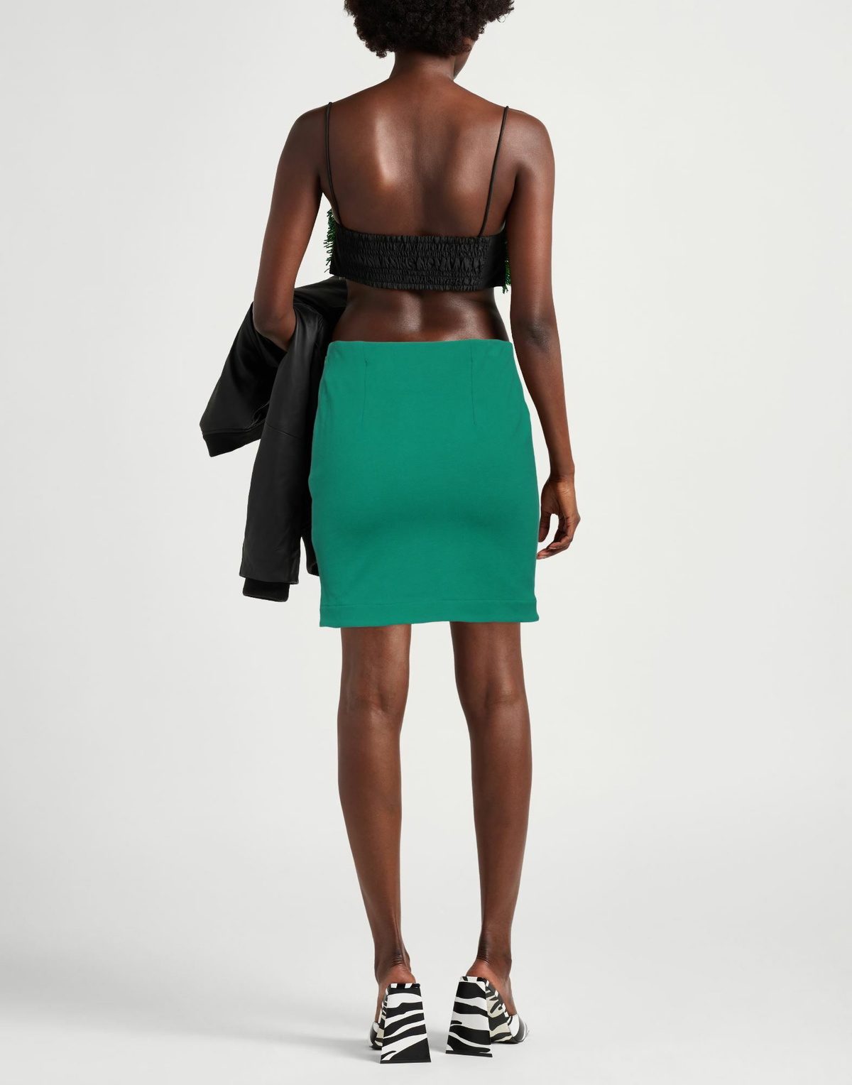 Jijil Womens Mini skirt in Green