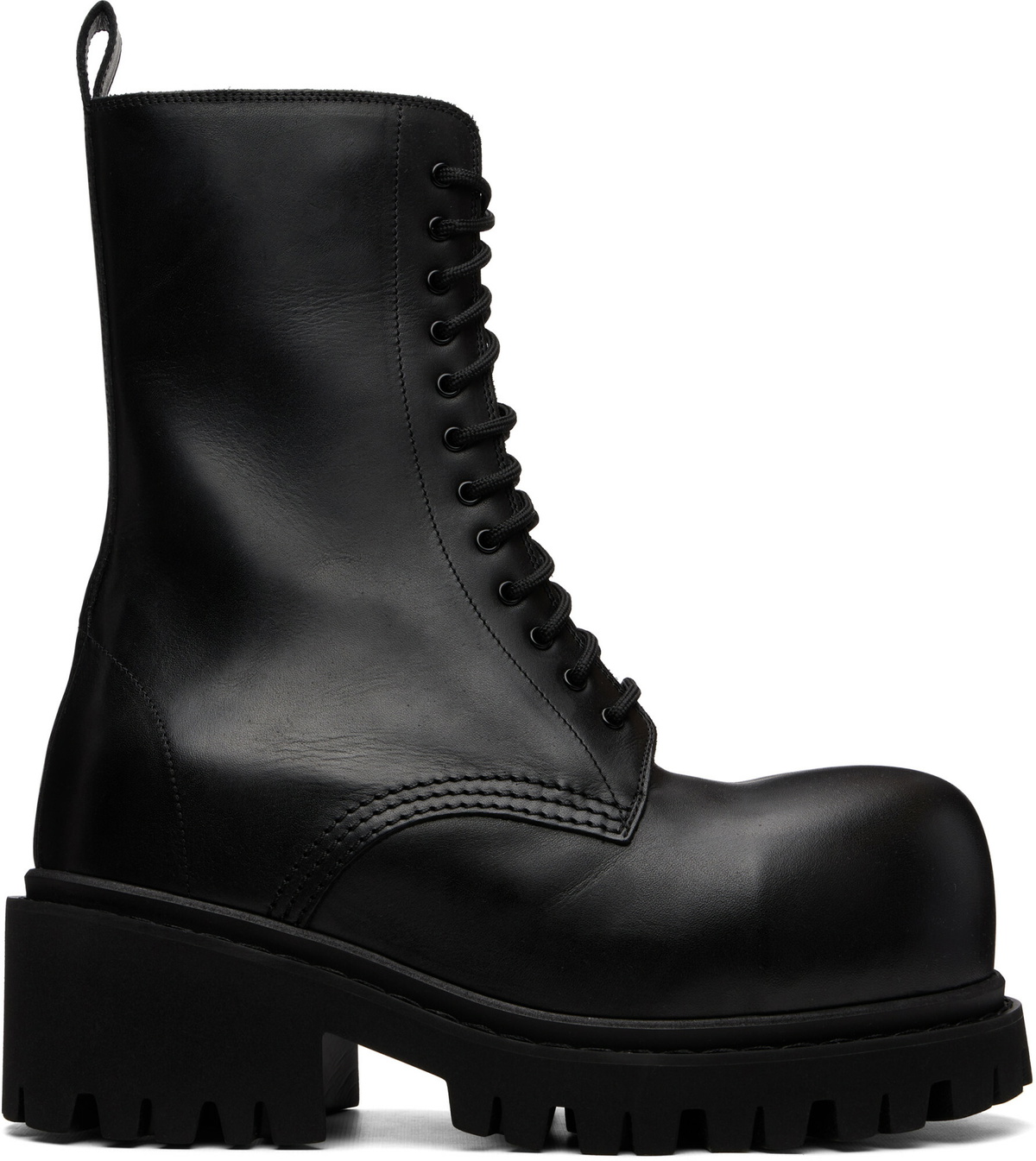 Balenciaga Black Stomper Boots