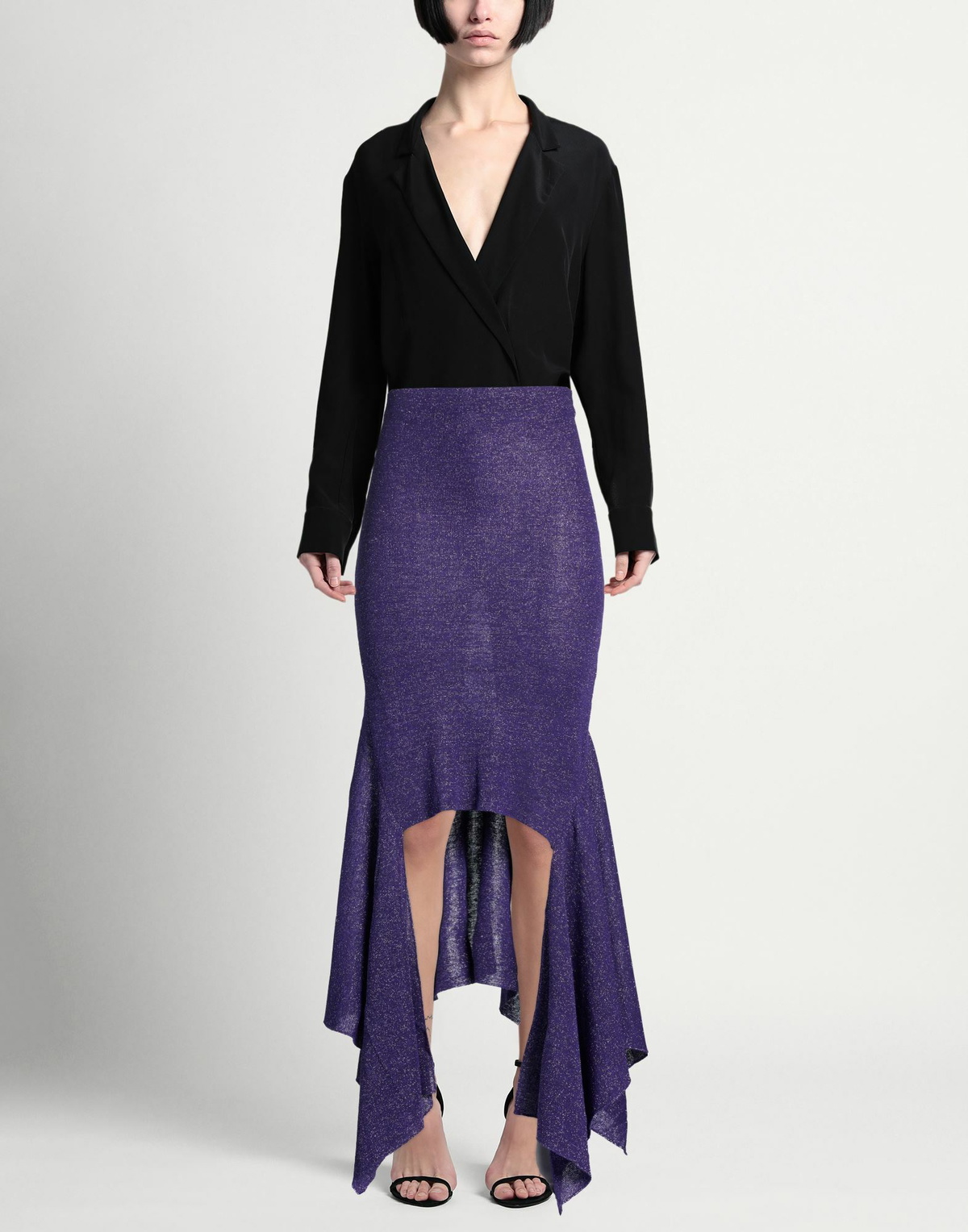 Alessia Santi Womens Midi skirt in Purple