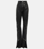 Rick Owens - Wide-leg leather pants