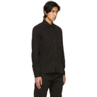 C.P. Company Black Gabardine Garment-Dyed Shirt