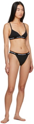 Heron Preston Black V-Neck Bra