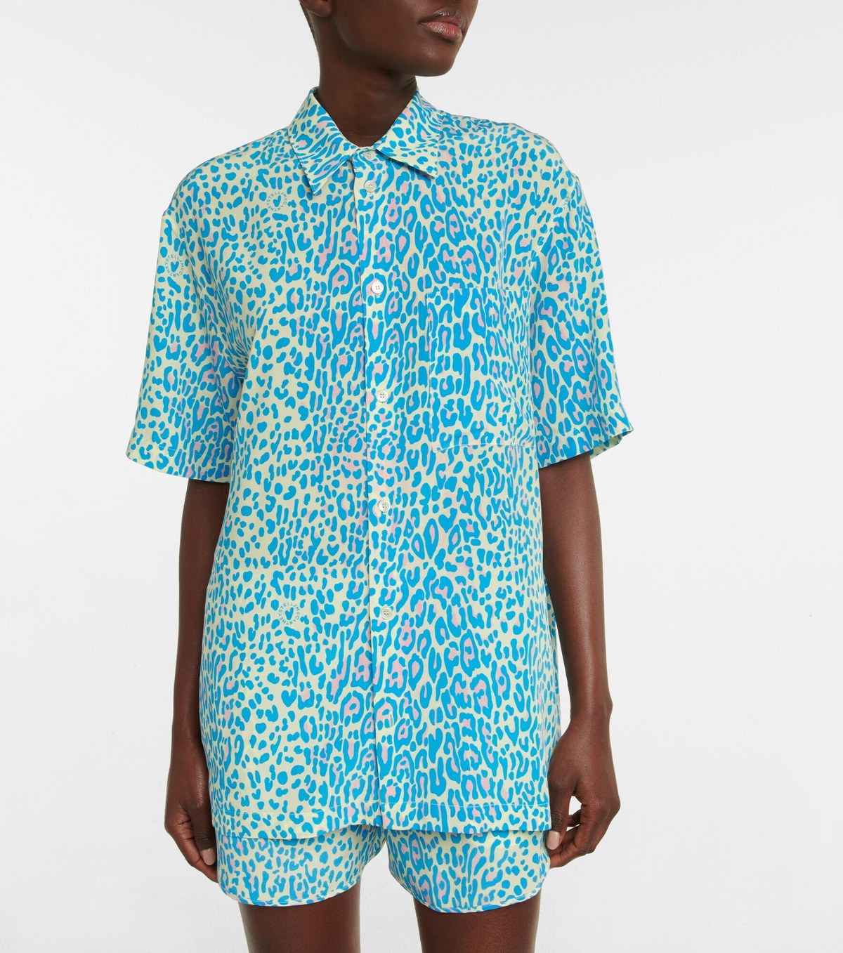 Stella McCartney Stella McCartney Pink silk shirt main image 1