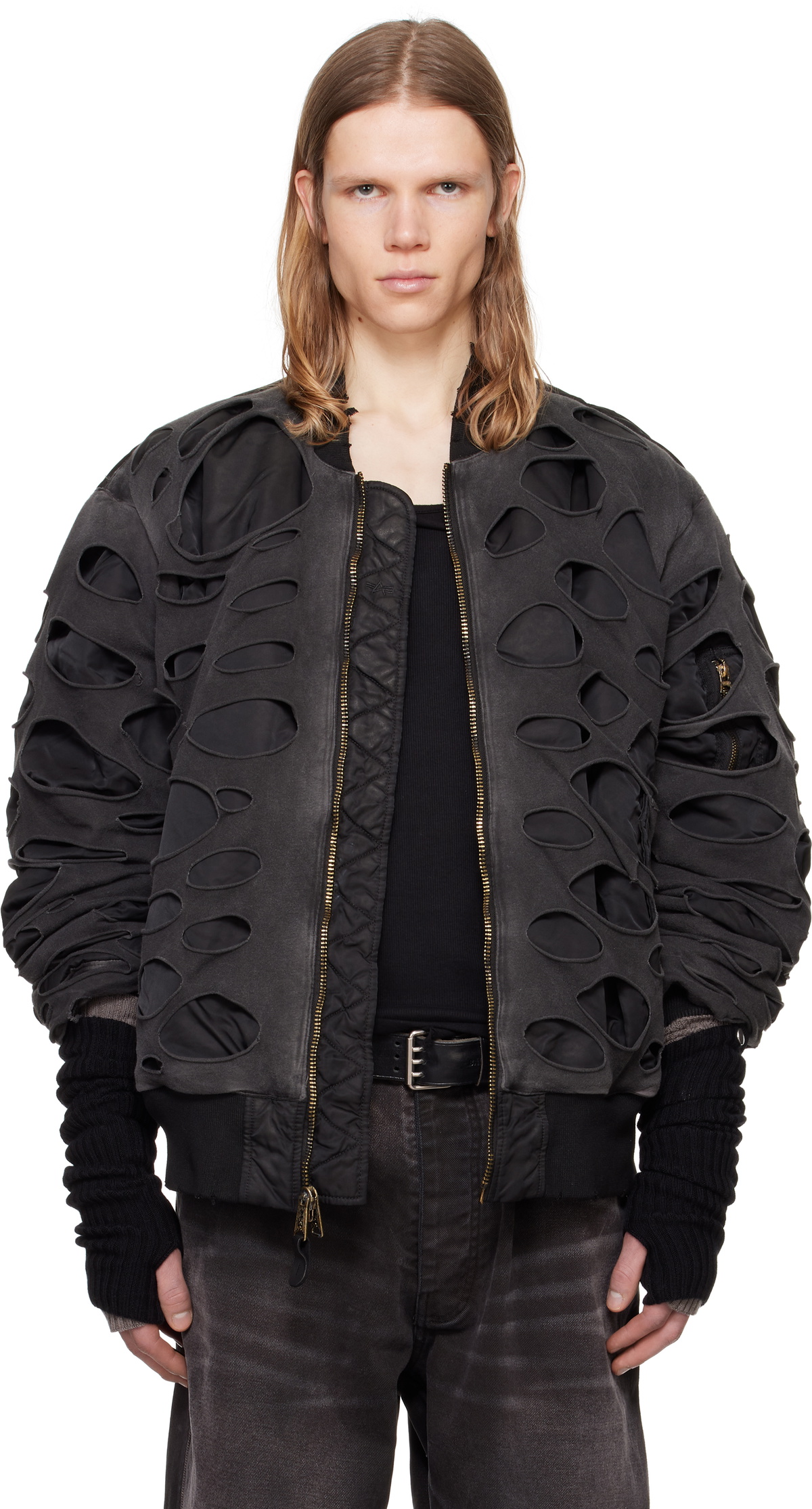 ALEXANDER DIGENOVA／デストロイパーカ／F／BLACK 【公式通販】