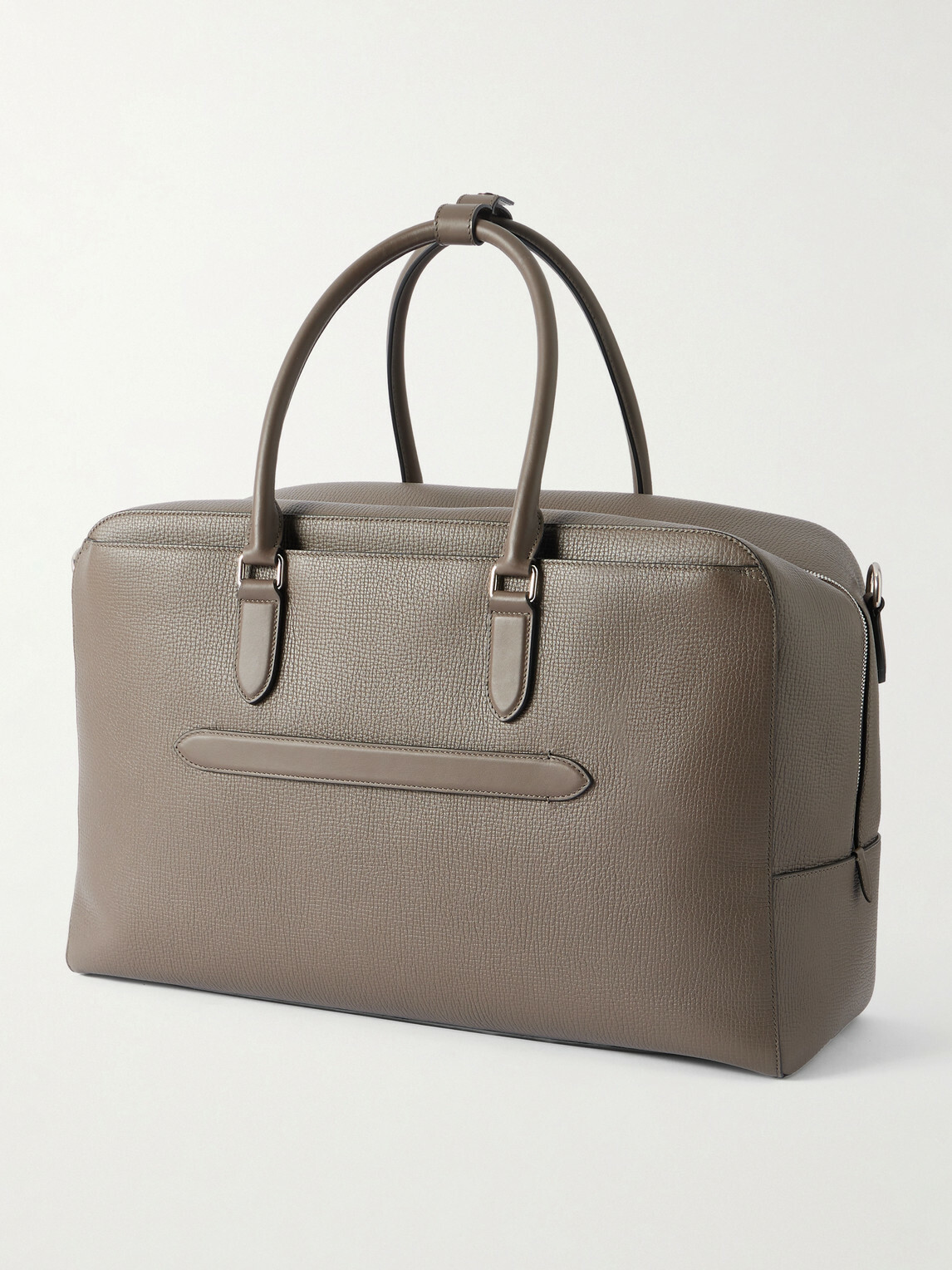 Smythson - Ludlow Full-Grain Leather Weekend Bag