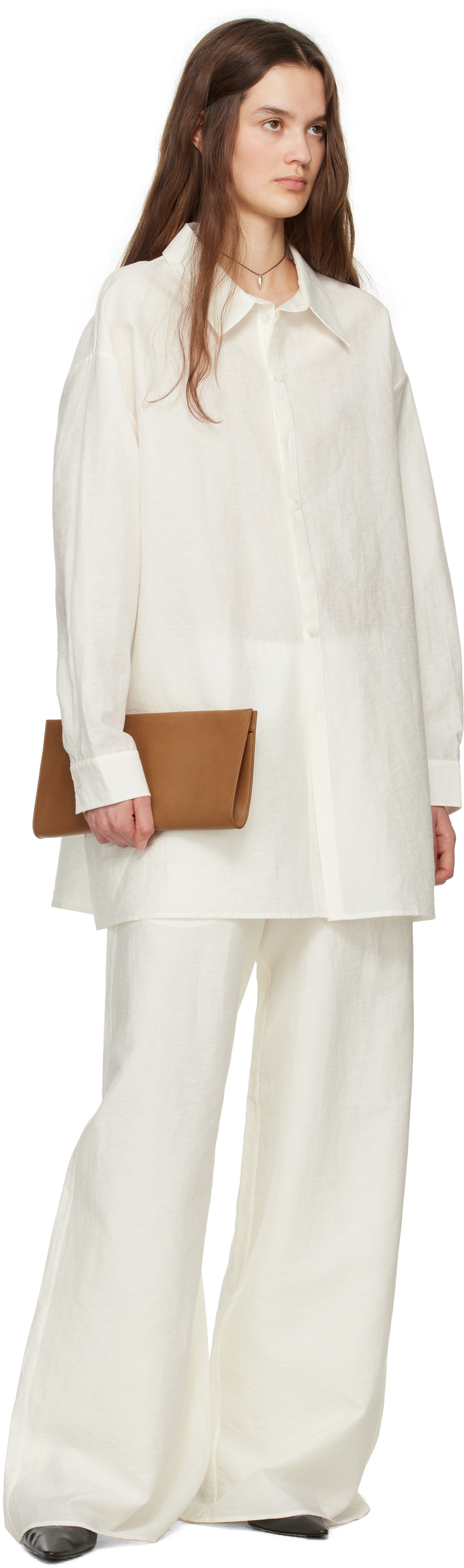 Ruohan Off-White Lounge Trousers