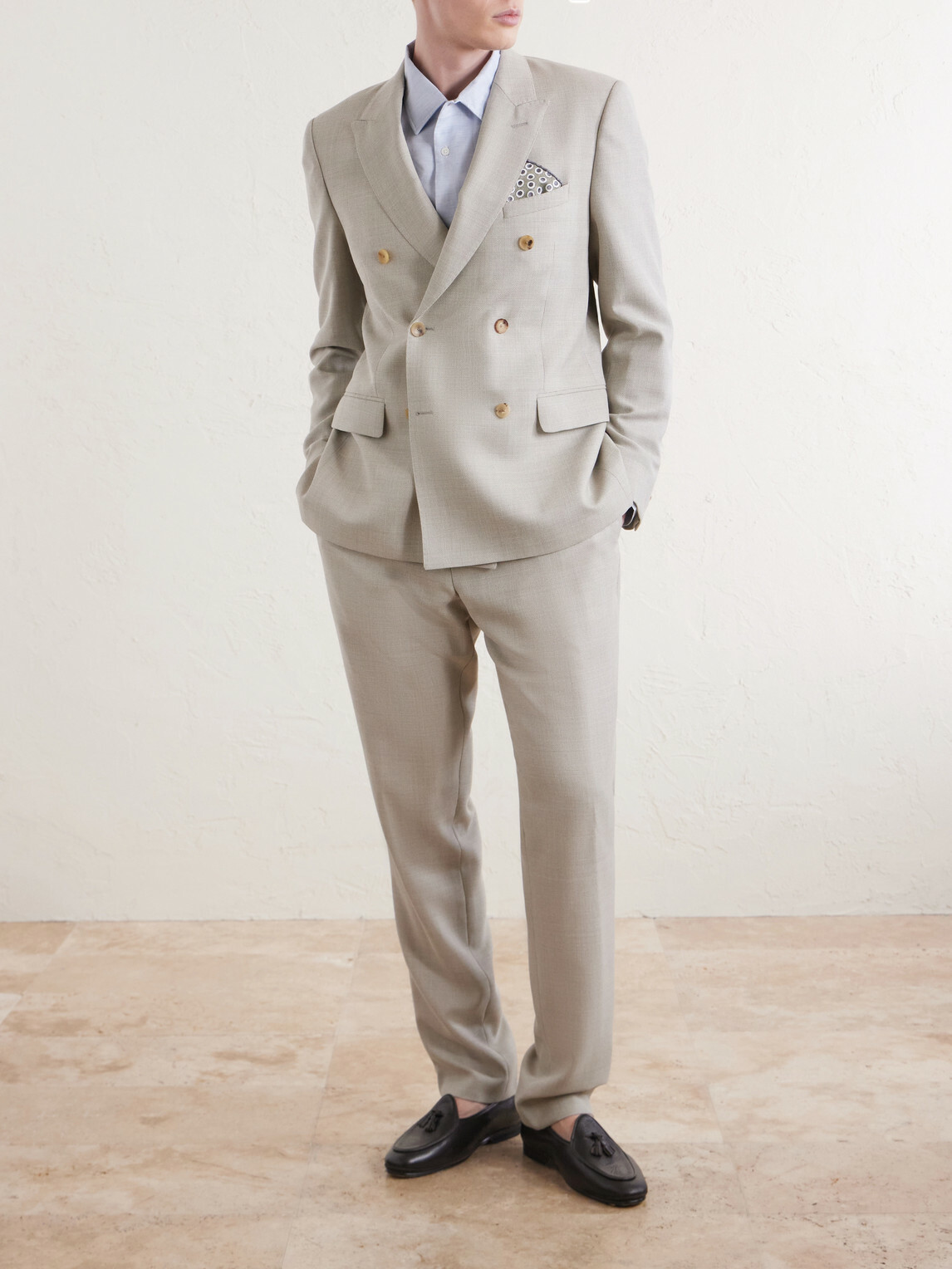 Mr P. - Wool suit jacket - Neutrals