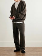 The Row - Roki Cotton and Cashmere-Blend Jersey Zip-Up Hoodie - Brown