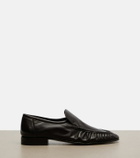The Row Soft leather loafers