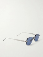Sato - Terebellum II Titanium Round-Frame Sunglasses