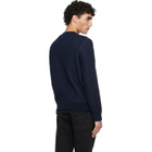 Givenchy Navy Crewneck Sweater