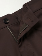 Slowear - Slim-Fit Cotton-Blend Gabardine Chino Shorts - Brown