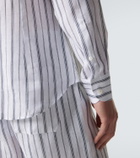 Fedeli Striped linen shirt