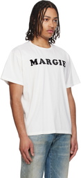 MM6 Maison Margiela Off-White Vintage Jersey 'Margie' T-shirt