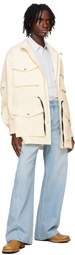 System Blue Twisted Side Seam Denim Jeans