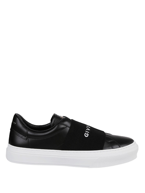 Photo: GIVENCHY - Leather Sneaker With Logo