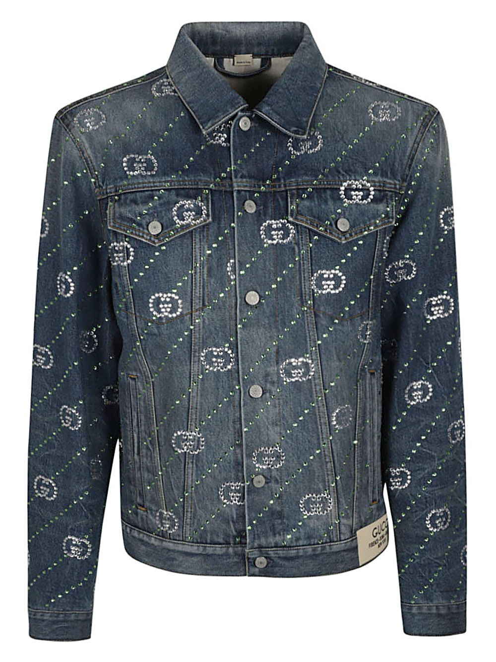 Gucci Blue Denim Band Jacket for Men