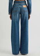 Jean Paul Gaultier Belted Wide-leg Jeans Blue