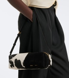 Khaite Kye Small paneled calf hair shoulder bag