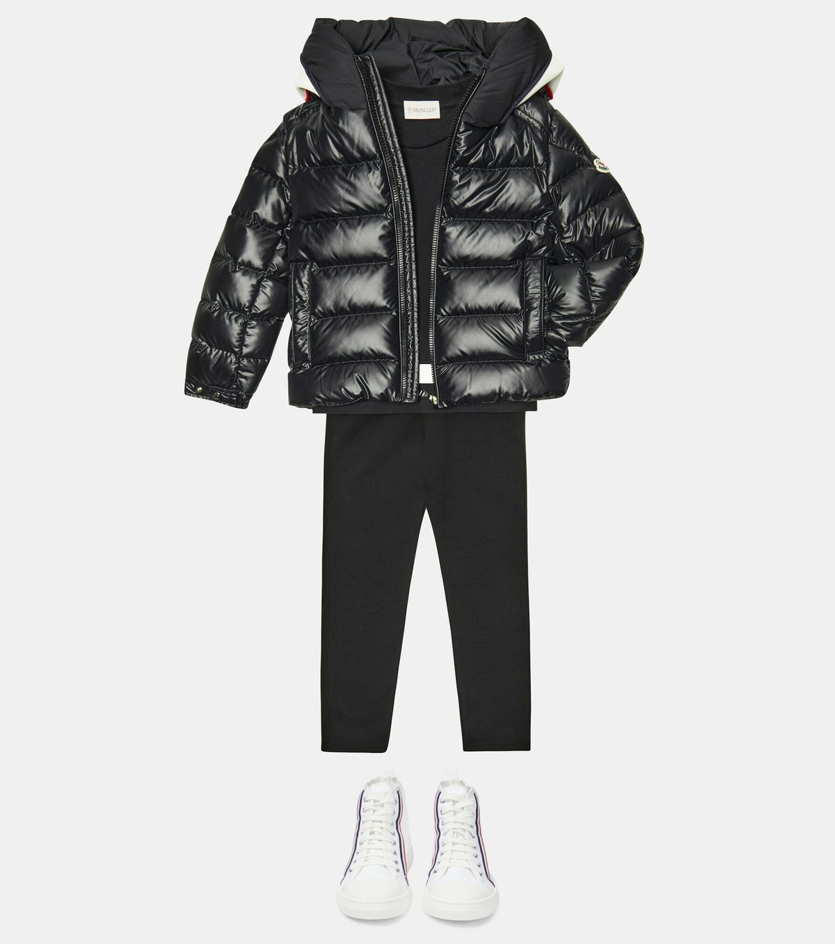 Moncler Enfant - Cardere hooded down jacket Moncler Enfant