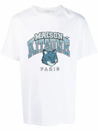 MAISON KITSUNE' - Campus Fox Logo Cotton T-shirt
