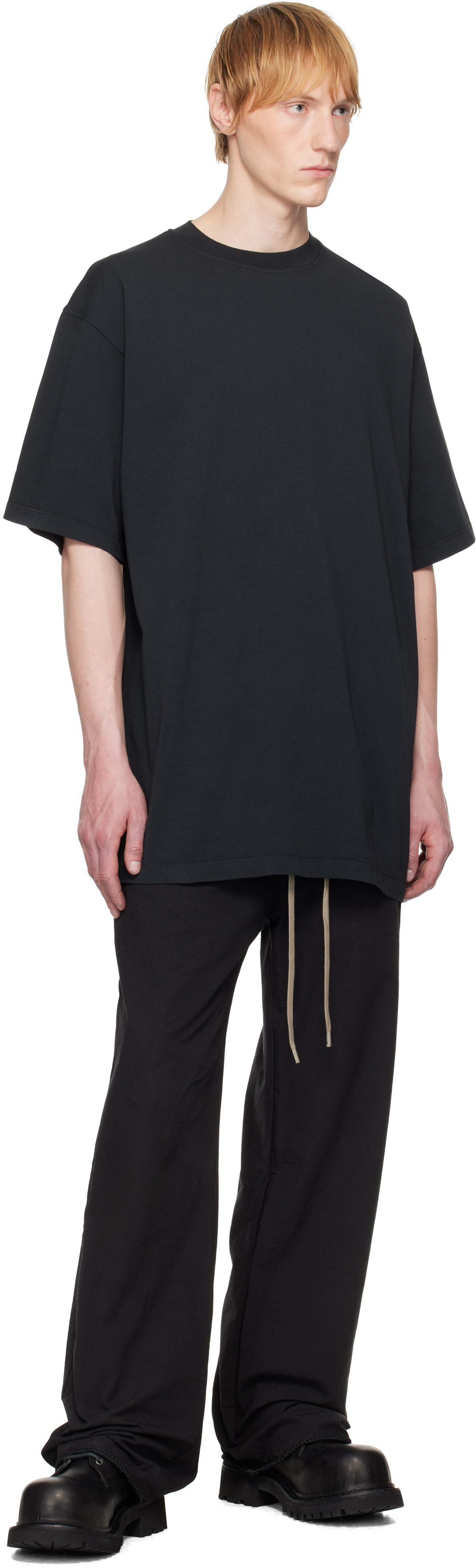 A Diciannoveventitre Black Short Sleeve Andy T-shirt