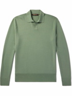 Loro Piana - Aspen Wool Polo Shirt - Green