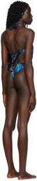 Louisa Ballou Blue Sex Wax One-Piece Swimsuit