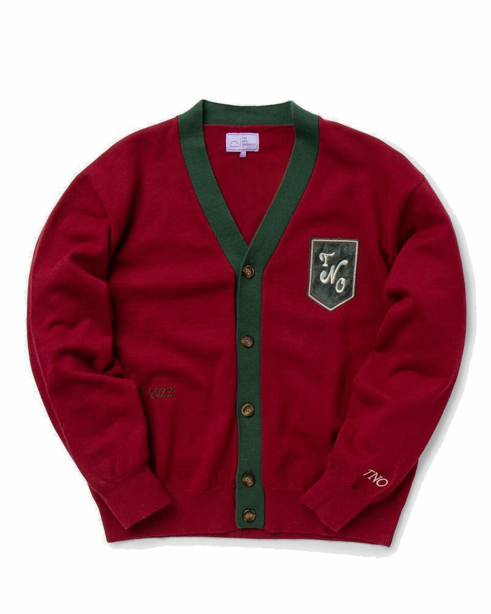 Photo: The New Originals Flag Cardigan Red - Mens - Coats