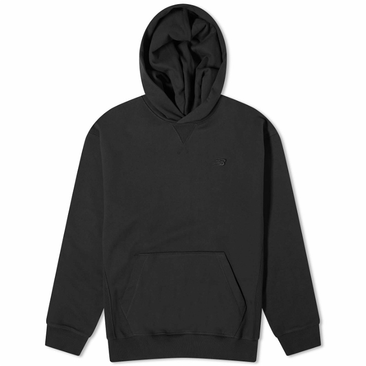 Photo: New Balance Men's NB Athletics French Terry Hoodie in Black