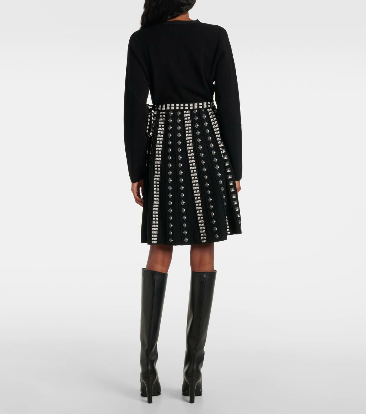 Diane von Furstenberg Chelsea pleated minidress