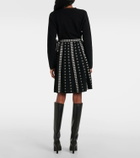 Diane von Furstenberg Chelsea pleated minidress