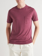 Officine Générale - TENCEL Lyocell and Cotton-Blend Jersey T-Shirt - Burgundy