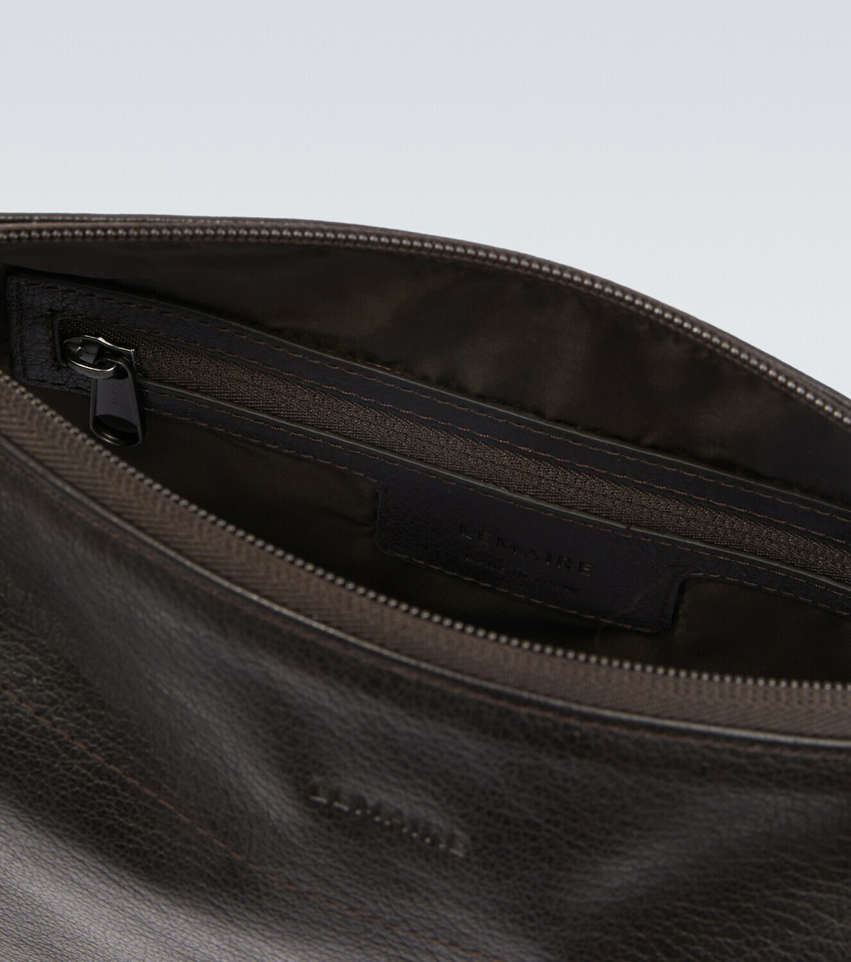 Lemaire Folio Small leather crossbody bag