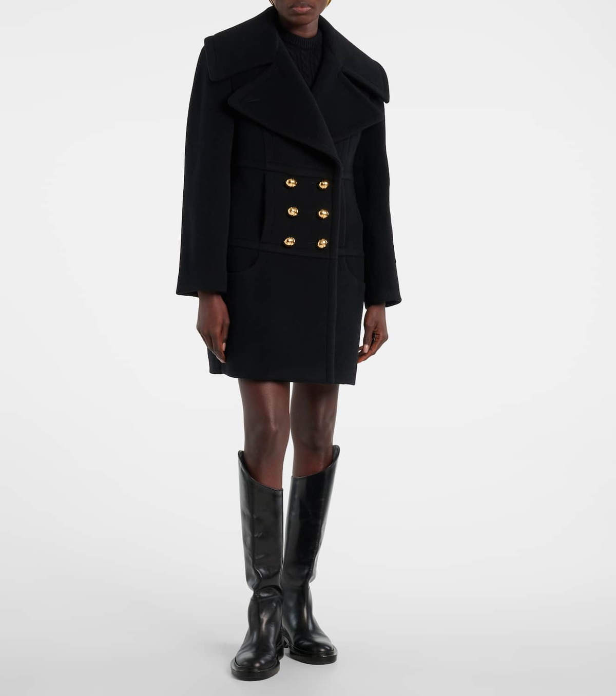 Patou Wool-blend coat