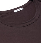 James Perse - Combed Cotton-Jersey T-Shirt - Men - Dark purple