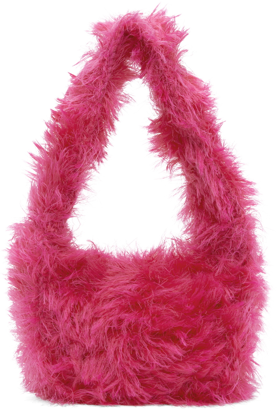 Lado Bokuchava Pink Mini Grinch Bag