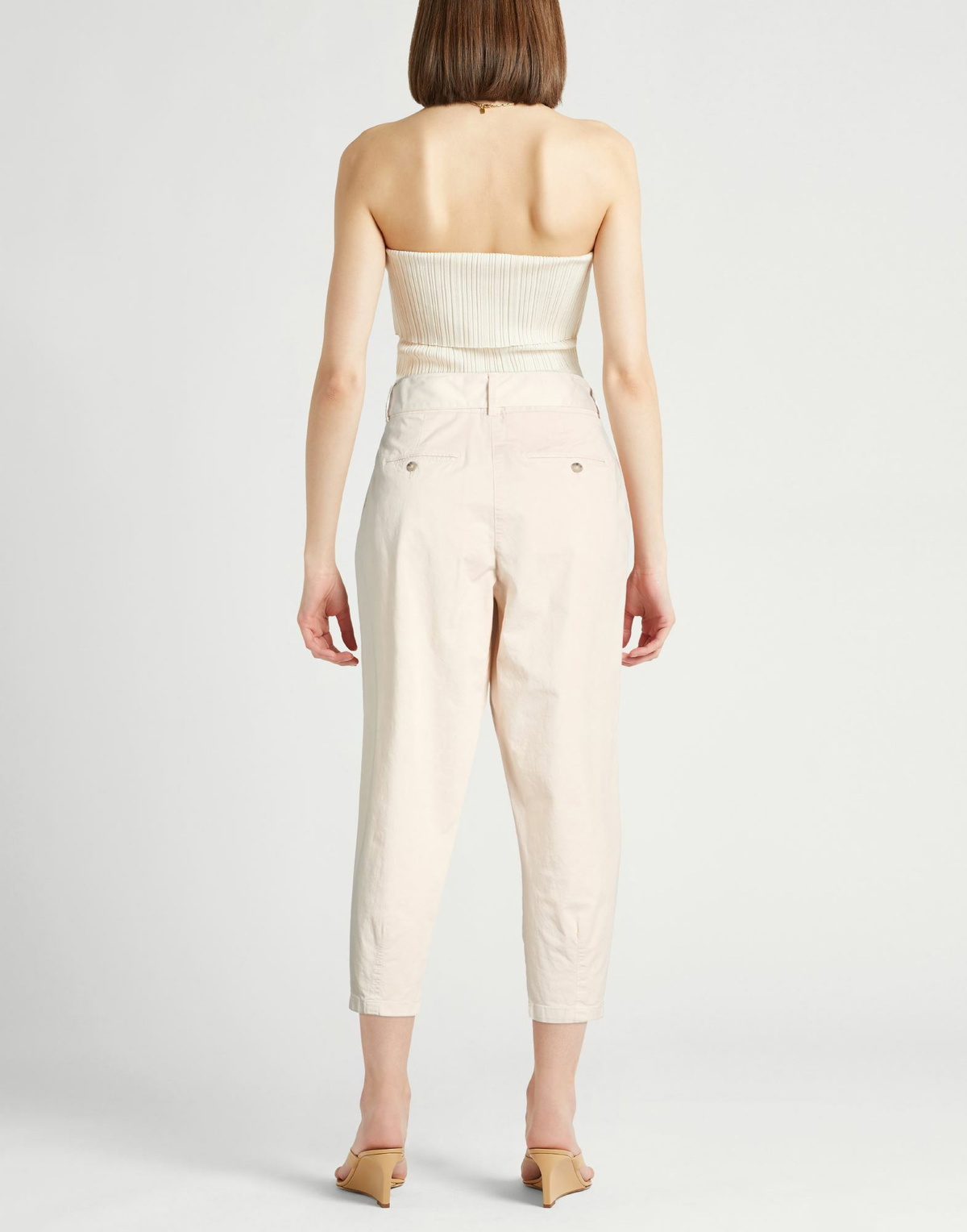 Peserico Womens Pants Cream