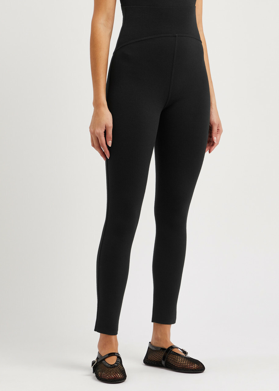 Alaïa Stretch-wool Leggings Black