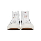 Nike White and Black Blazer Mid 77 Vintage Sneakers
