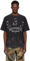 Represent Black 'Thoroughbred' T-Shirt