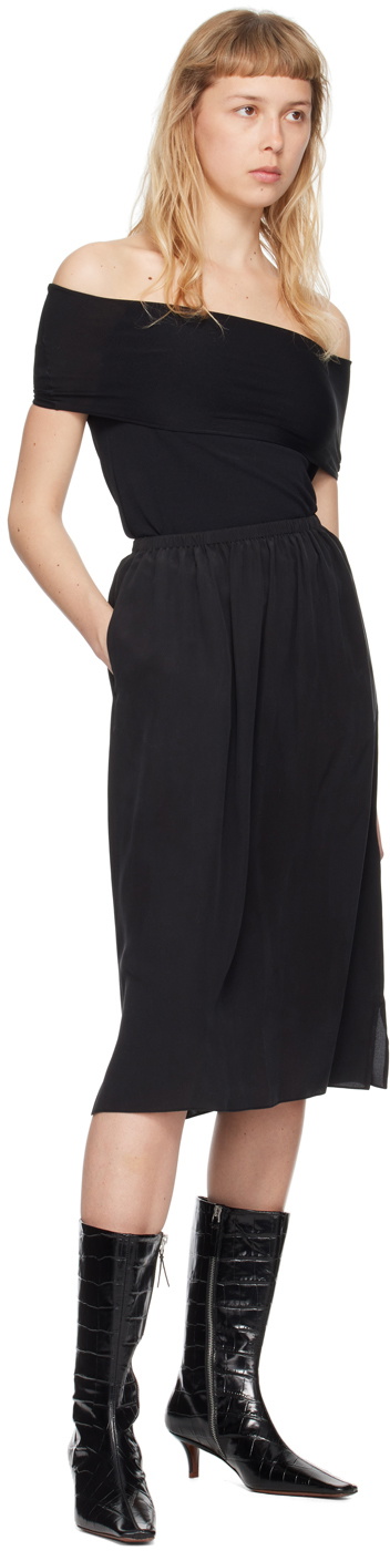 Quira SSENSE Exclusive Black Off Shoulder Top