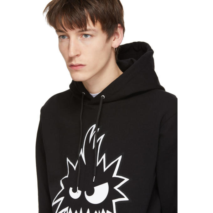 McQ Alexander McQueen Black Psycho Billy Clean Hoodie McQ