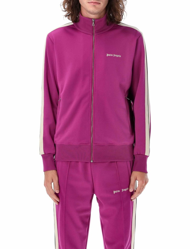 Photo: Palm Angels Track Sweatshirt With Contrasting Bands