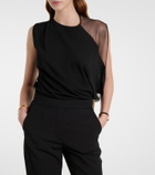 Sportmax Geranio asymmetric top