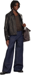 CMMAWEAR Navy Lotus Jeans