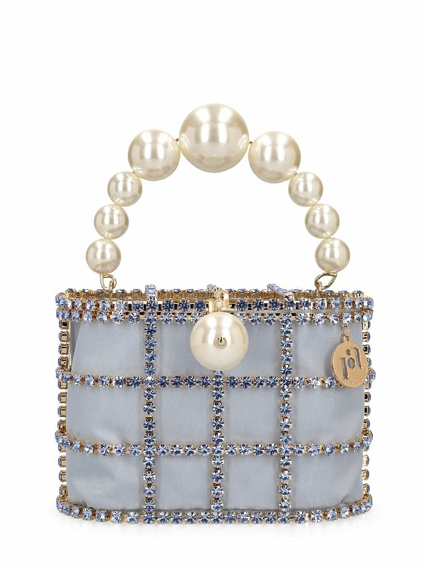 Photo: ROSANTICA Holli Crystal & Pearl Top Handle Bag